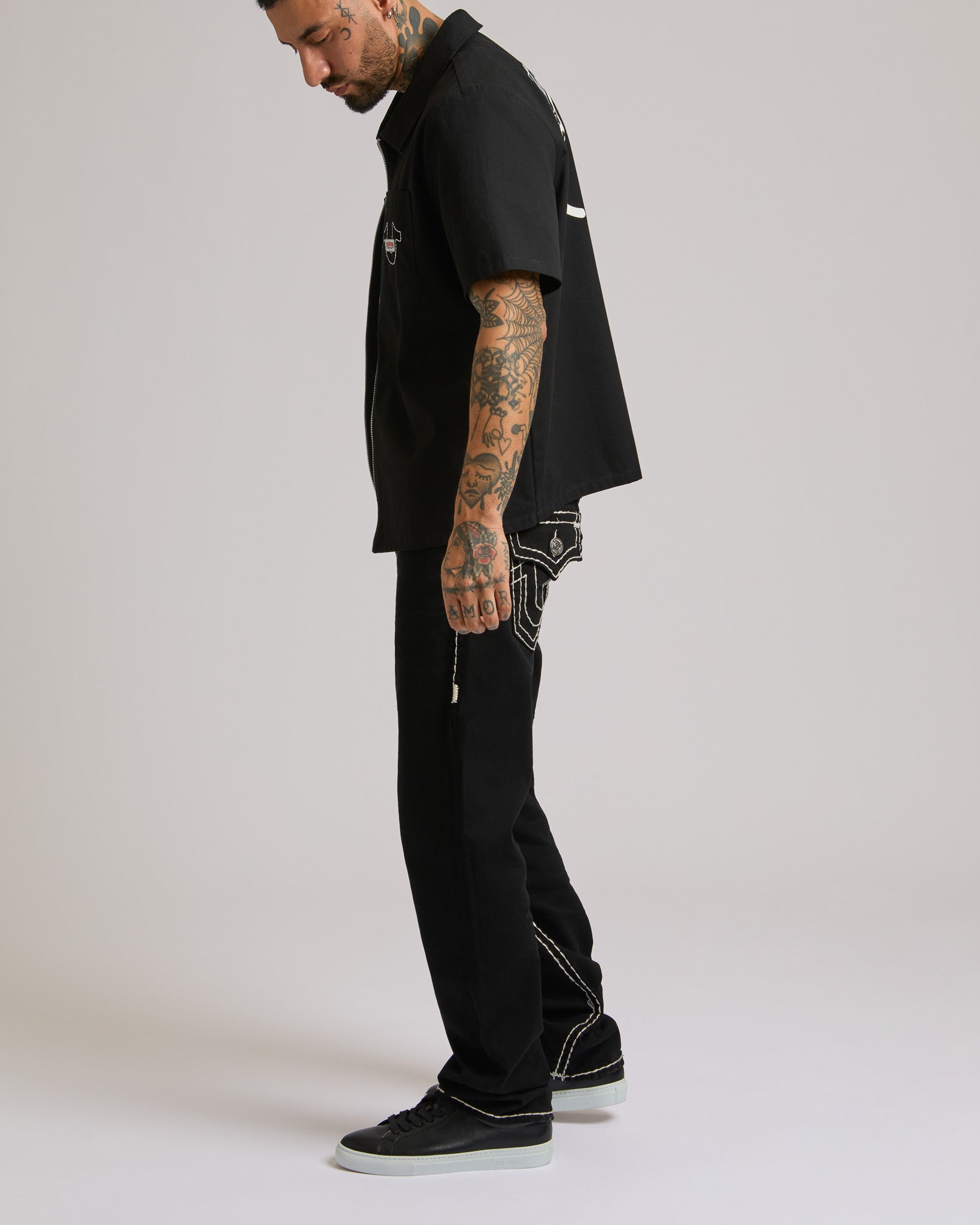 RICKY SUPER T FLAP 34IN - 2SB BODY RINSE BLACK
