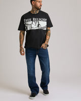 BILLY SN FLAP 34" - DAMON DARK WASH