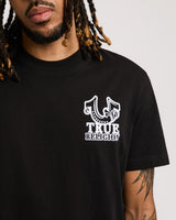 SS TR CREST TEE - JET BLACK
