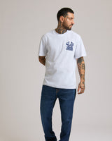 SS TR CREST TEE - OPTIC WHITE