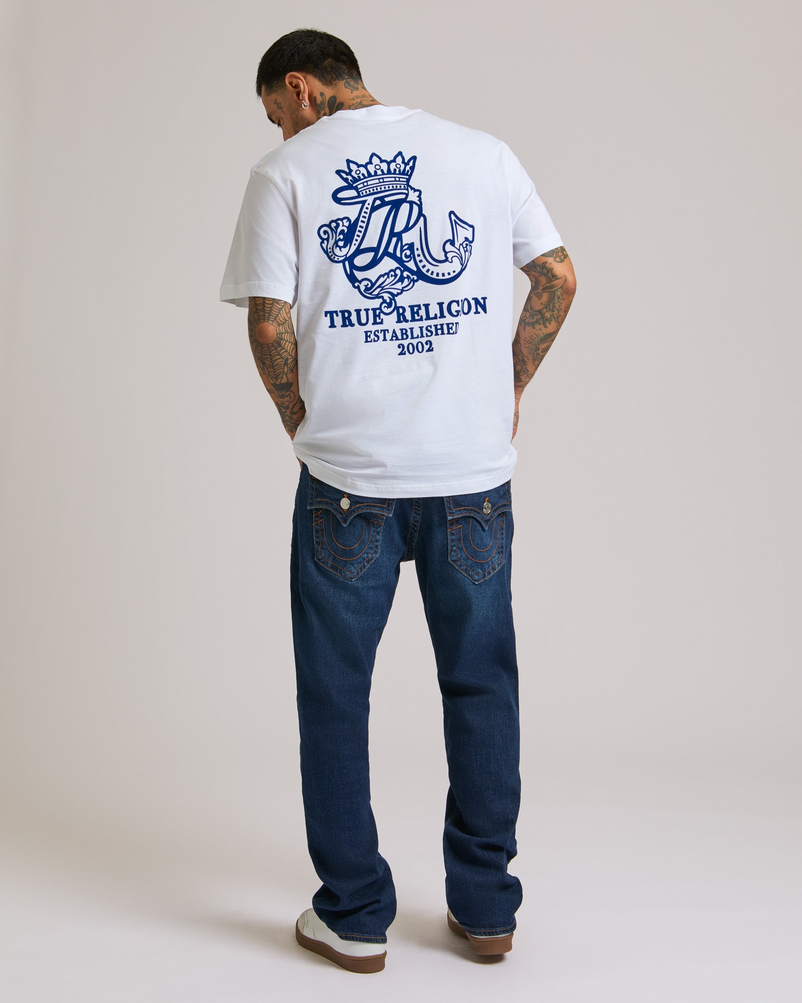 SS TR CREST TEE - OPTIC WHITE