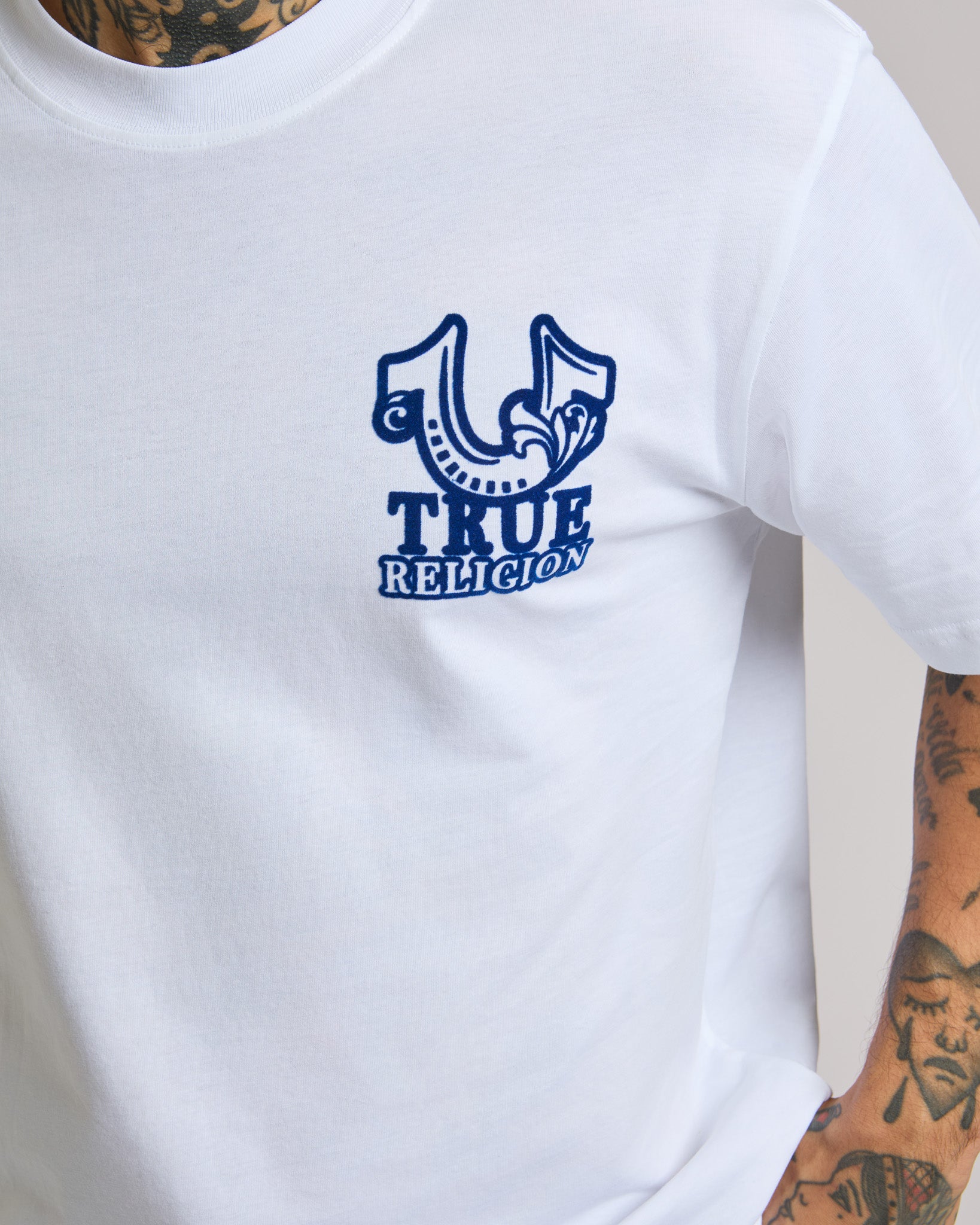 SS TR CREST TEE - OPTIC WHITE