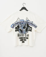CHROME LOGO BOXY TEE - WINTER WHITE