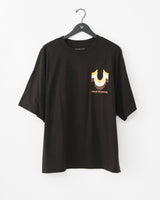 SS RETRO LOGO OVERSIZED TEE - JET BLACK