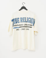 SS RETRO LOGO OVERSIZED TEE - WINTER WHITE