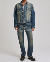 OVERSIZE ROPE STITCH JIMMY JKT - DENIM DUSTSTROM DARK WASH