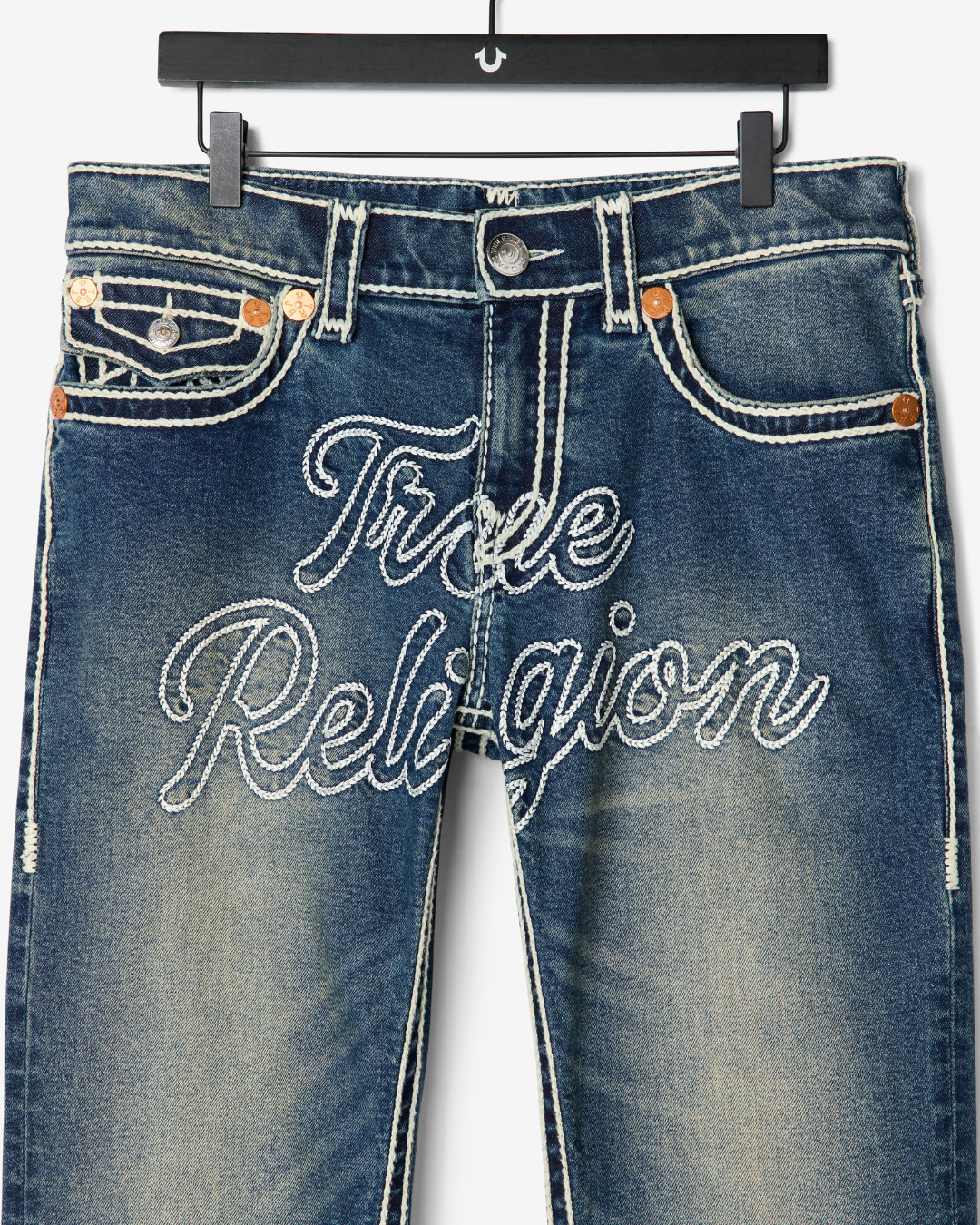 RICKY ROPE STITCH FLAP 34IN - DENIM DUSTSTROM DARK WASH