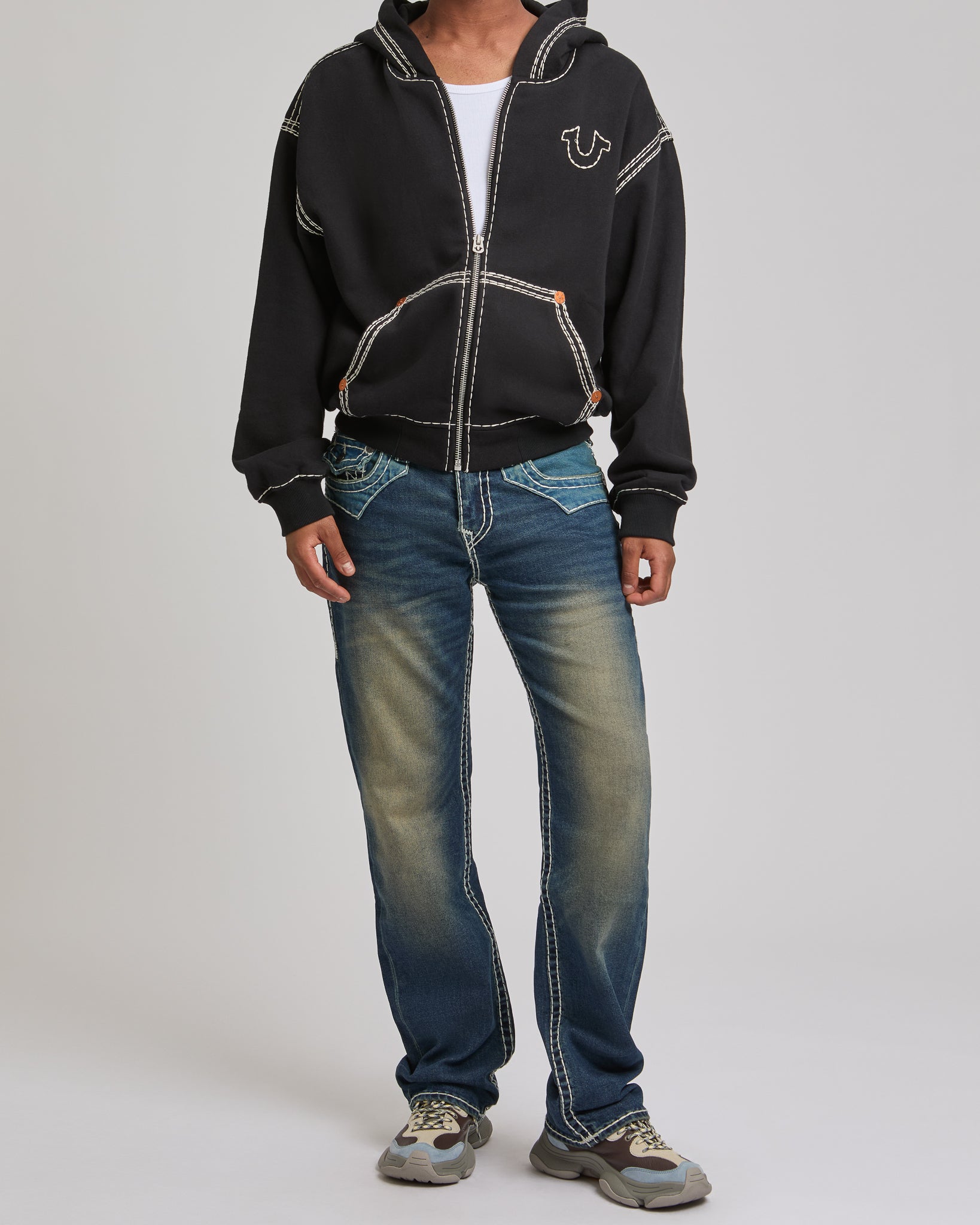 RICKY SPRT FLP JIMMY JEAN 34IN - DENIM DUSTSTORM DARK WASH