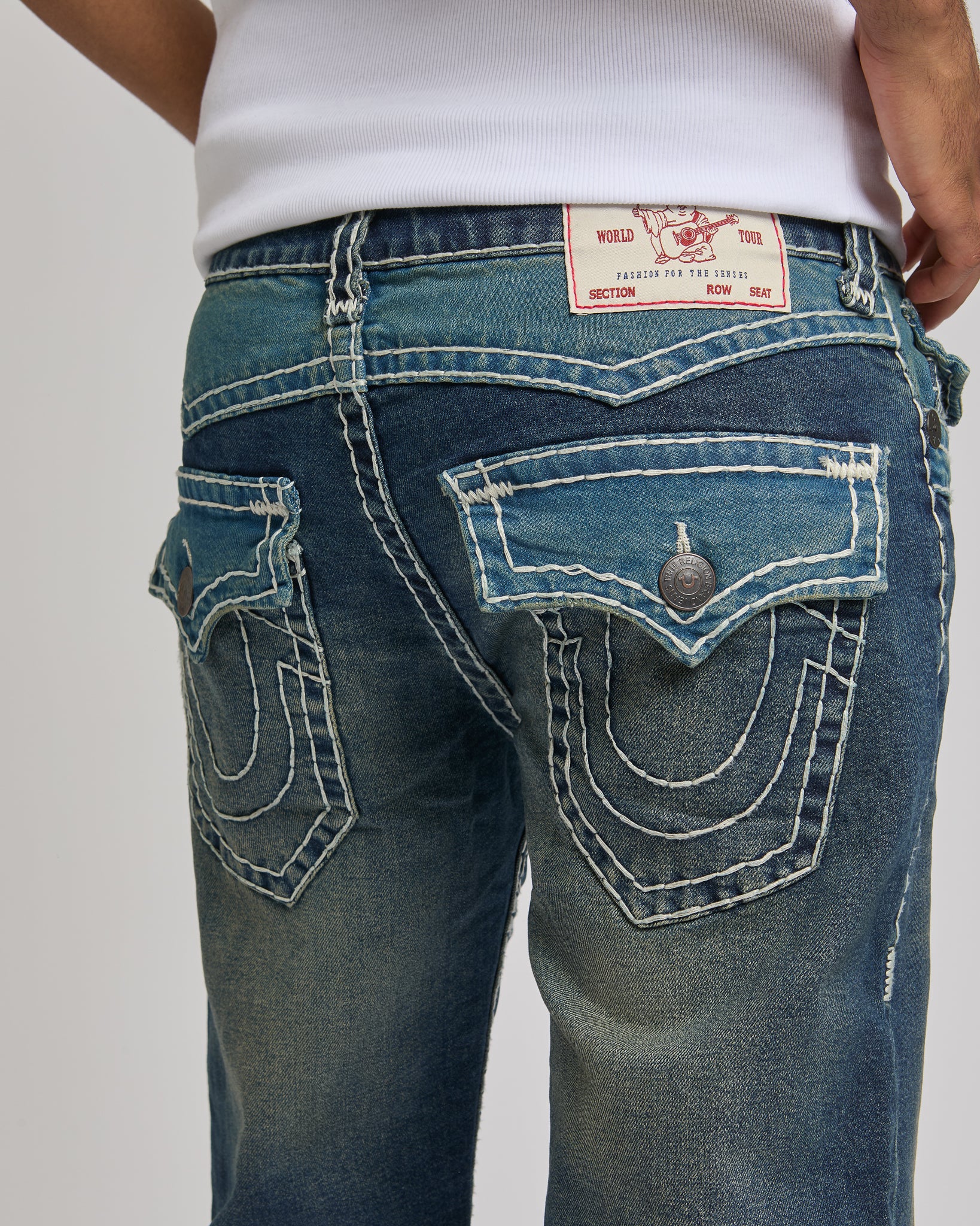 RICKY SPRT FLP JIMMY JEAN 34IN - DENIM DUSTSTORM DARK WASH