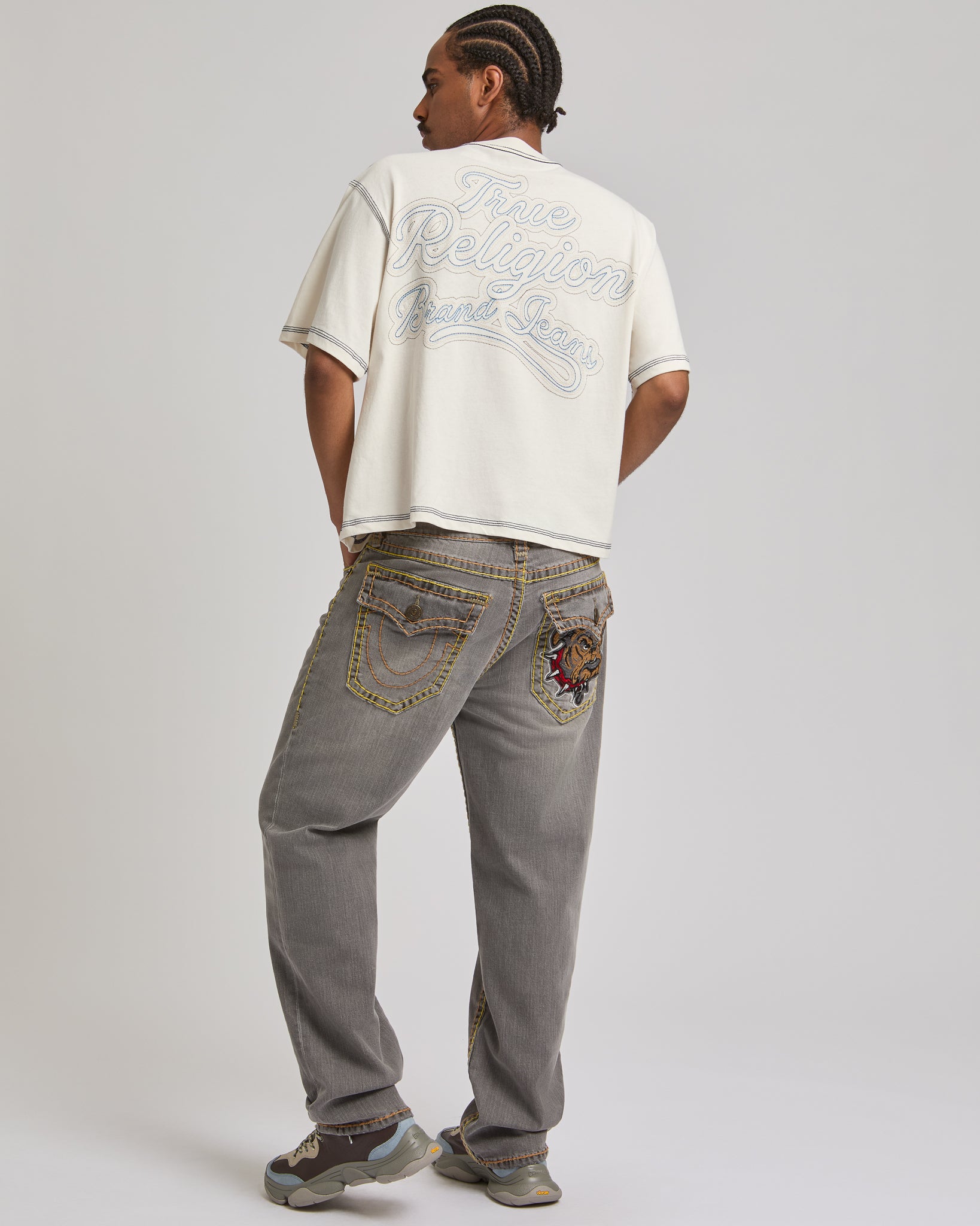 ROPE HEAVY BOXY TEE - WINTER WHITE