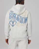 ROPE LOGO ZIP HOODIE - HEATHER GREY