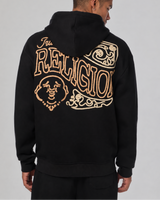 ROPE LOGO ZIP HOODIE - JET BLACK