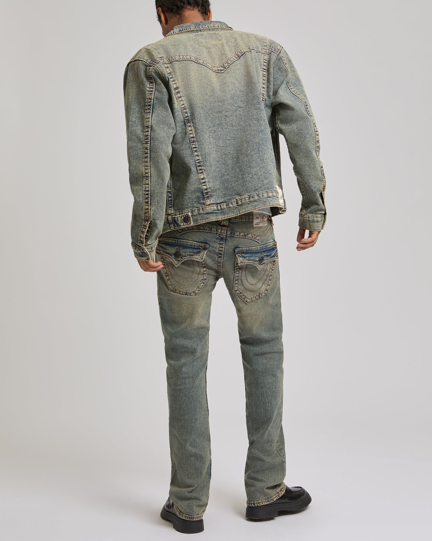 RICKY BIG T FLAP JIMMY JEAN 34 - DESERT LOOP FADE MEDIUM WASH