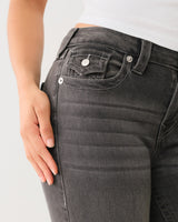 BECCA BOOTCUT FLAP - CHARCOAL