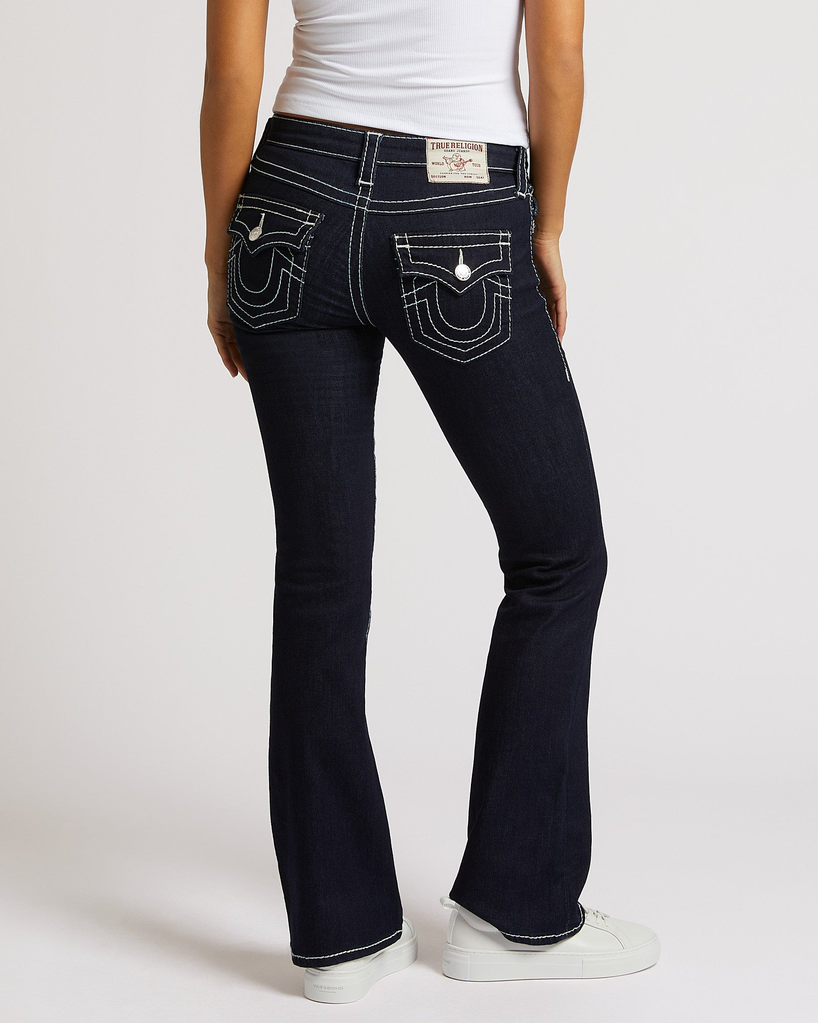 BECCA MID RISE BOOTCUT FLAP - BODY RINSE