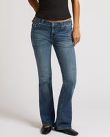 BECCA MID RISE BOOTCUT FLAP - ARABELLA