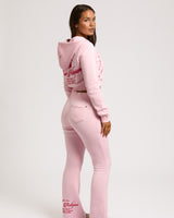 EMBR BIG T SHRUNKN ZIP HOODIE - FAIRYTALE