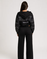 APPLIQUE RLX ZIP UP HOOD - JET BLACK