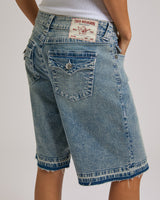 JESSIE BAGGY JORT BIG T FLAP - LAZY SHINE