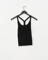 BUDDHA CLASSIC RACERBACK TANK - JET BLACK