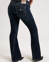 JOEY LOW RISE FLARE LUREX BIG T FLAP - STONE FOX