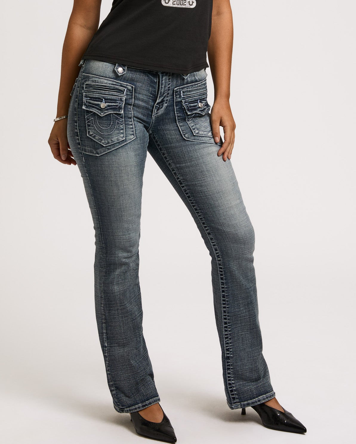 BECCA MR RETROPKT BOOTCUT FLAP - SUN BLAZED