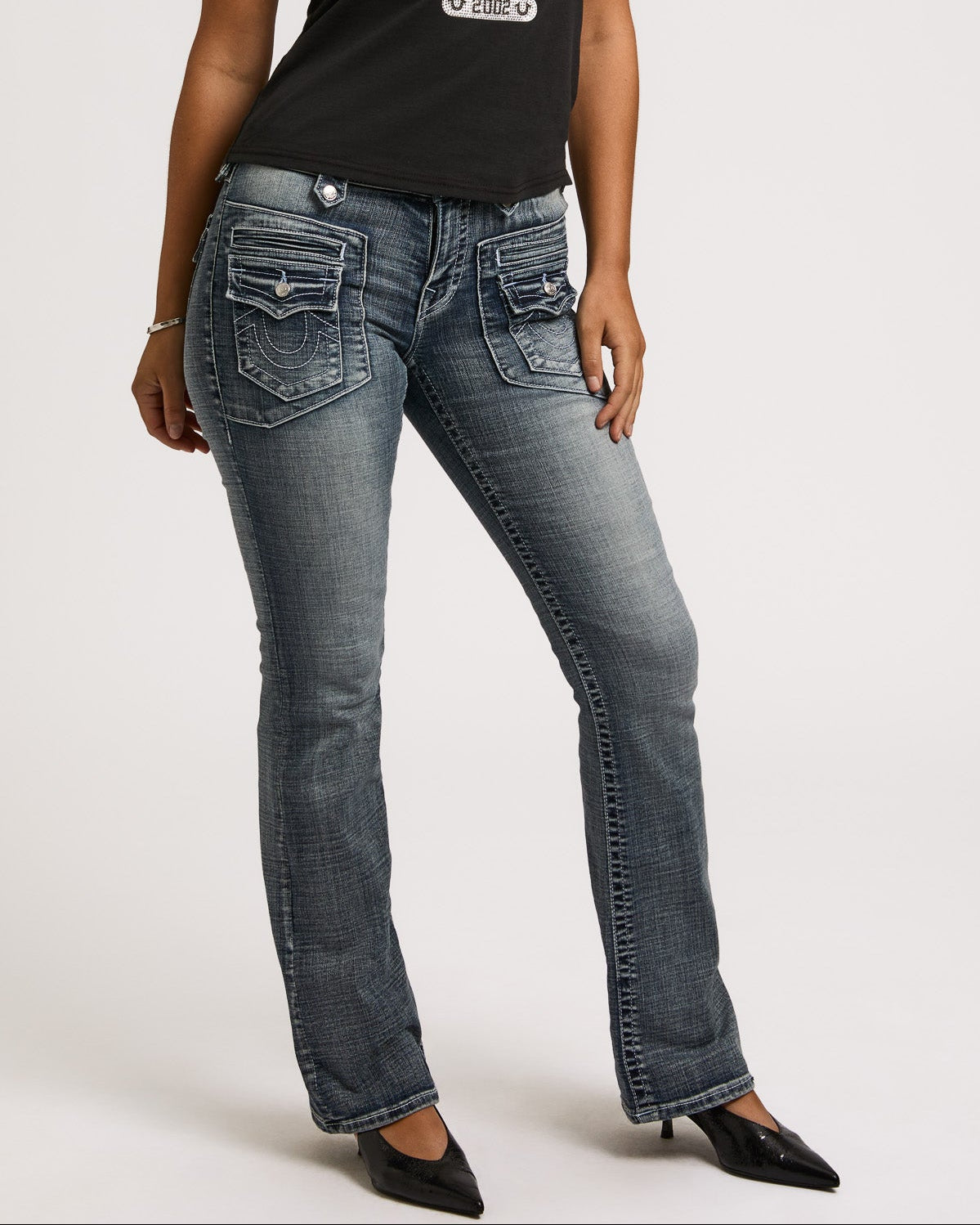 BECCA MR RETROPKT BOOTCUT FLAP - SUN BLAZED