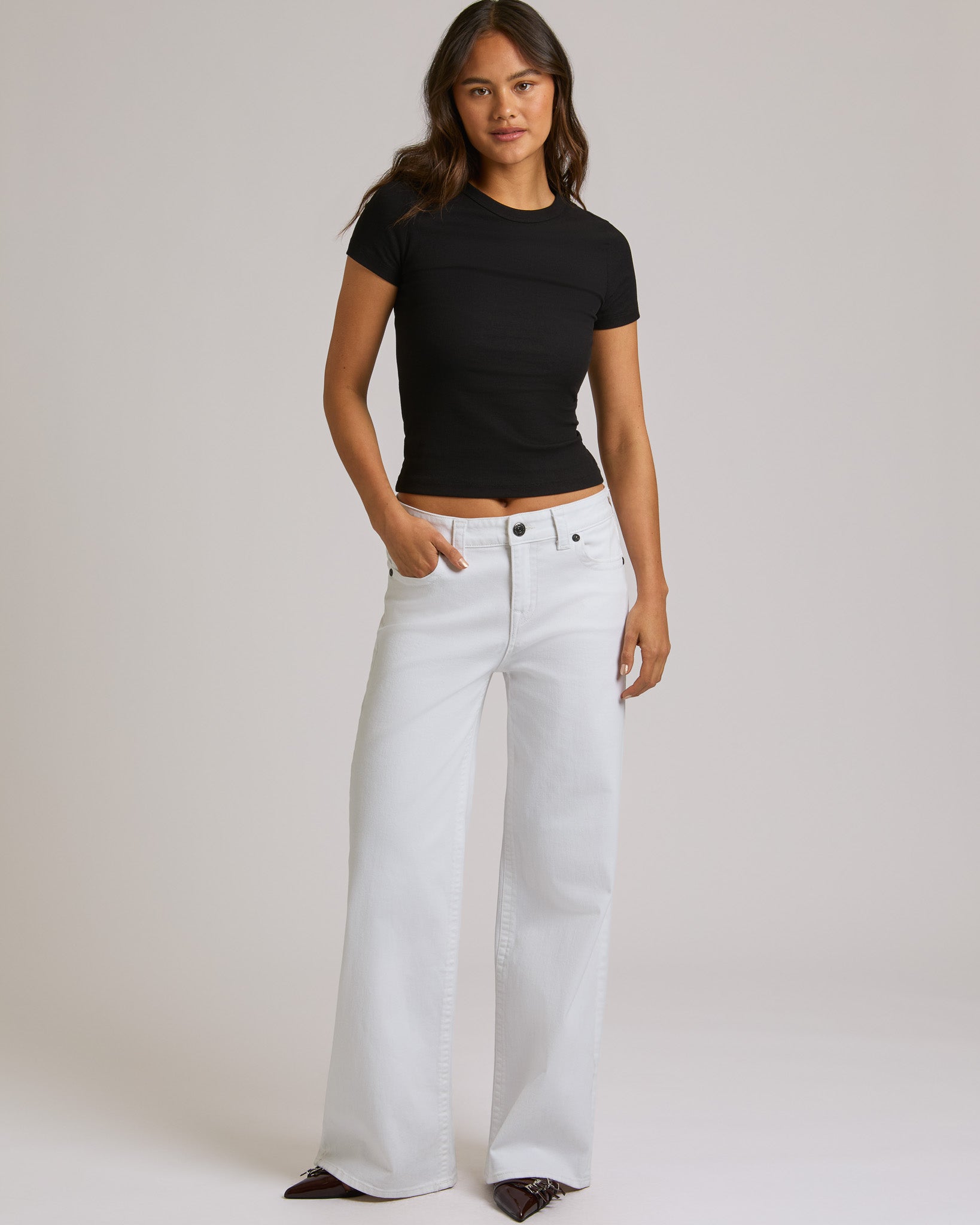 BOBBI BAGGY JEAN - BRILLIANT WHITE