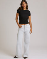 BOBBI BAGGY JEAN - BRILLIANT WHITE