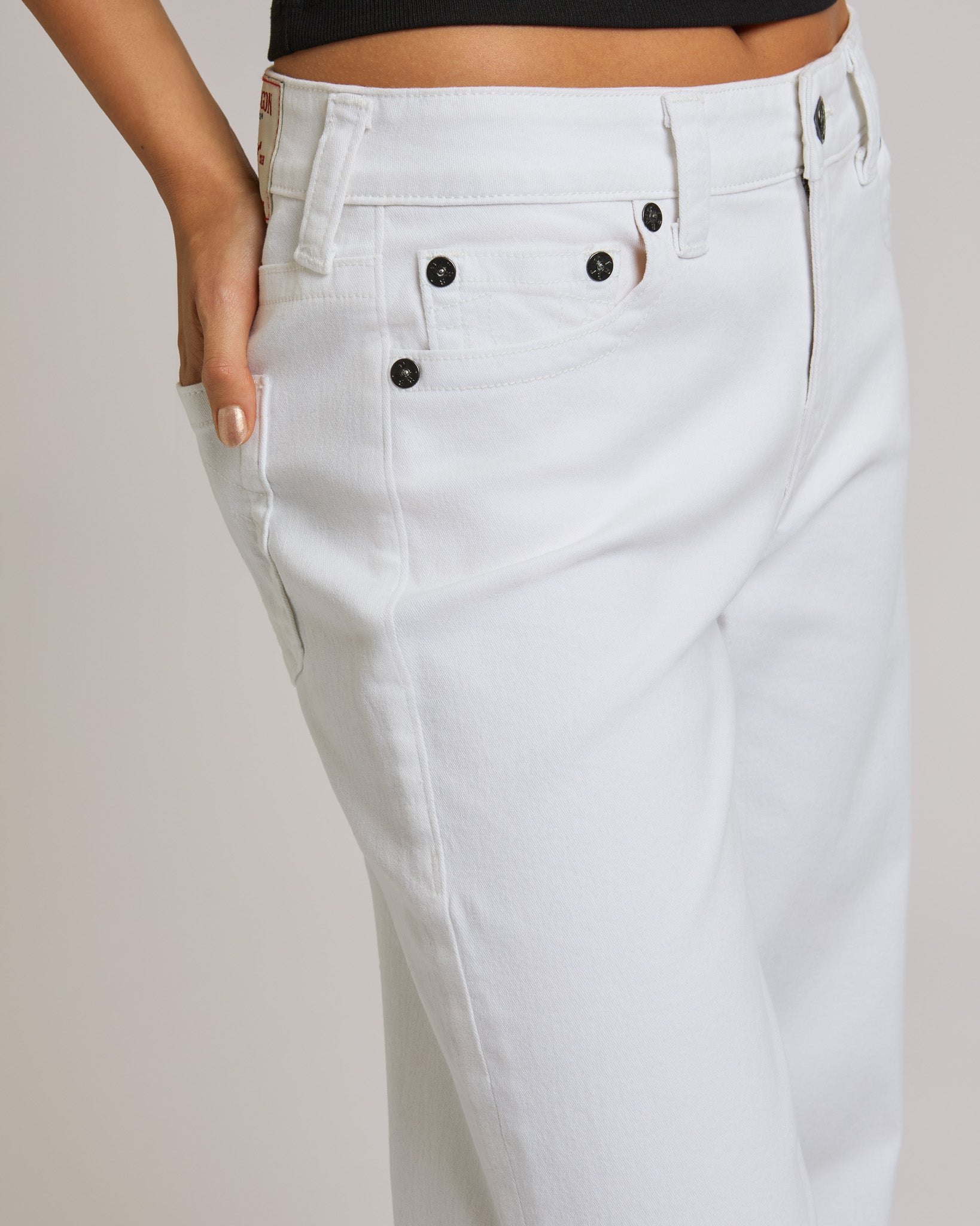 BOBBI BAGGY JEAN - BRILLIANT WHITE