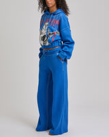 LR BIG T WIDE LEG SWEATPANTS - NAUTICAL BLUE