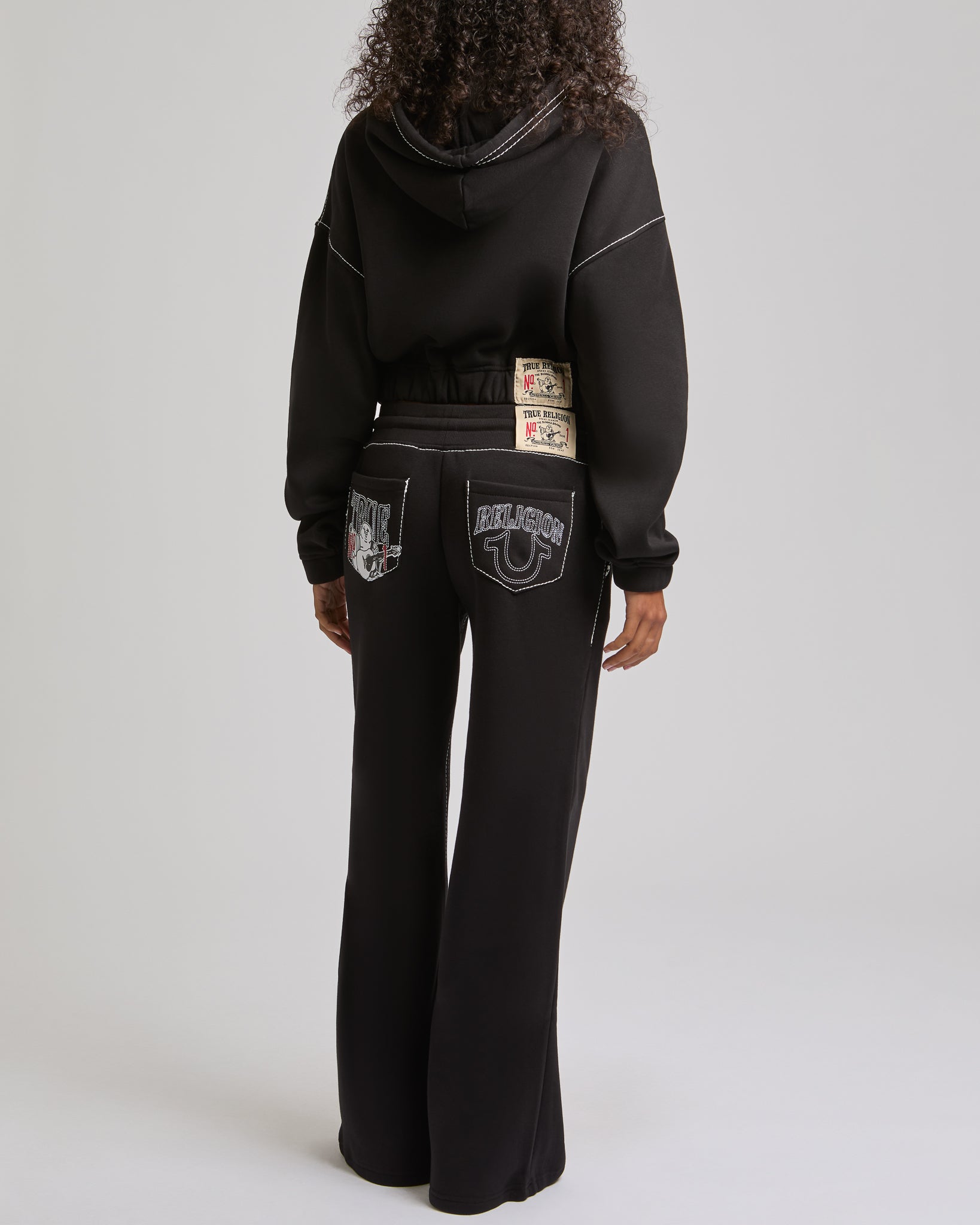 STITCH BUDDHA BIG T GF PULLOVR - JET BLACK