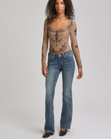 BECCA LOW RISE BOOTCUT - BLUE RADIANCE