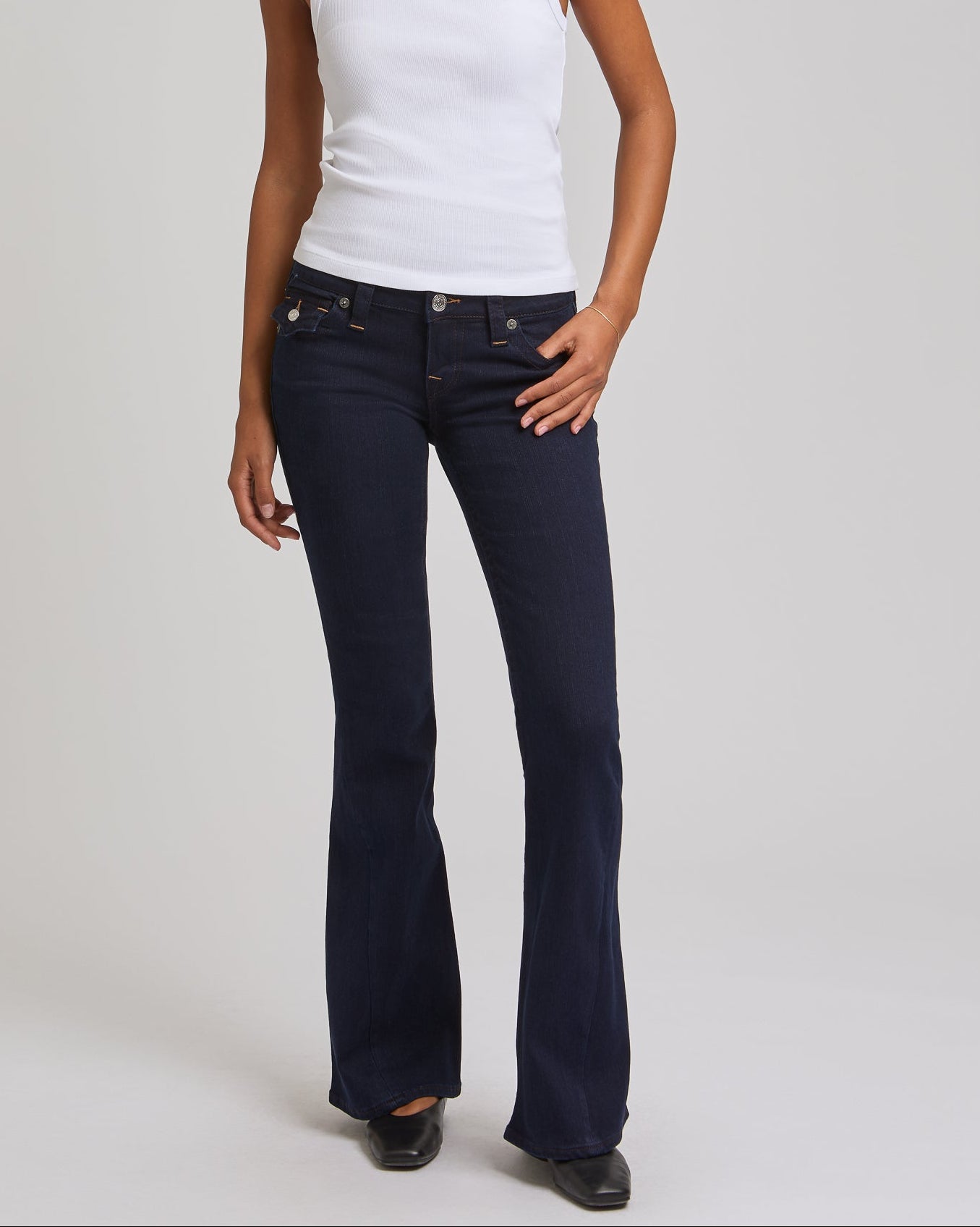 JOEY LOW RISE FLARE FLAP - 2S BODY RINSE