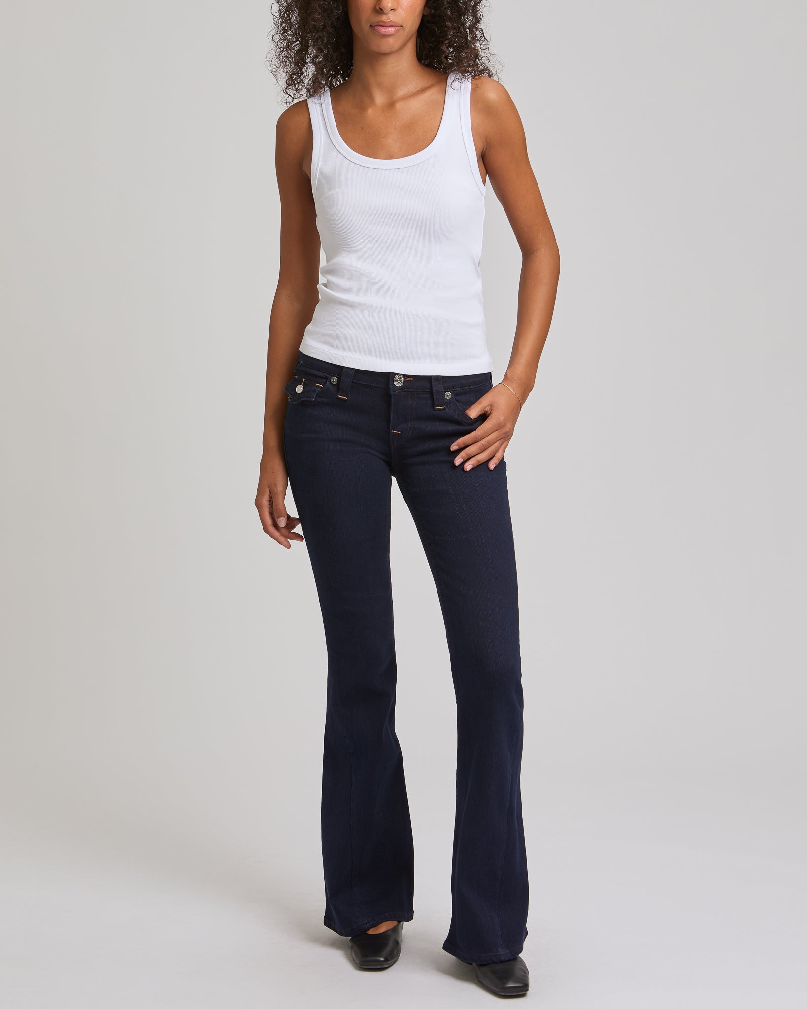 JOEY LOW RISE FLARE FLAP - 2S BODY RINSE