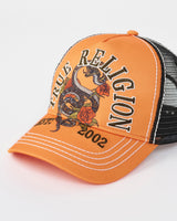 TR SNAKE TRUCKER - JET BLACK ORIOLE ORANGE
