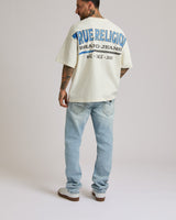 RICKY ROPESTITCH FLAP 34 IN - COASTLINE ASH LIGHT WASH