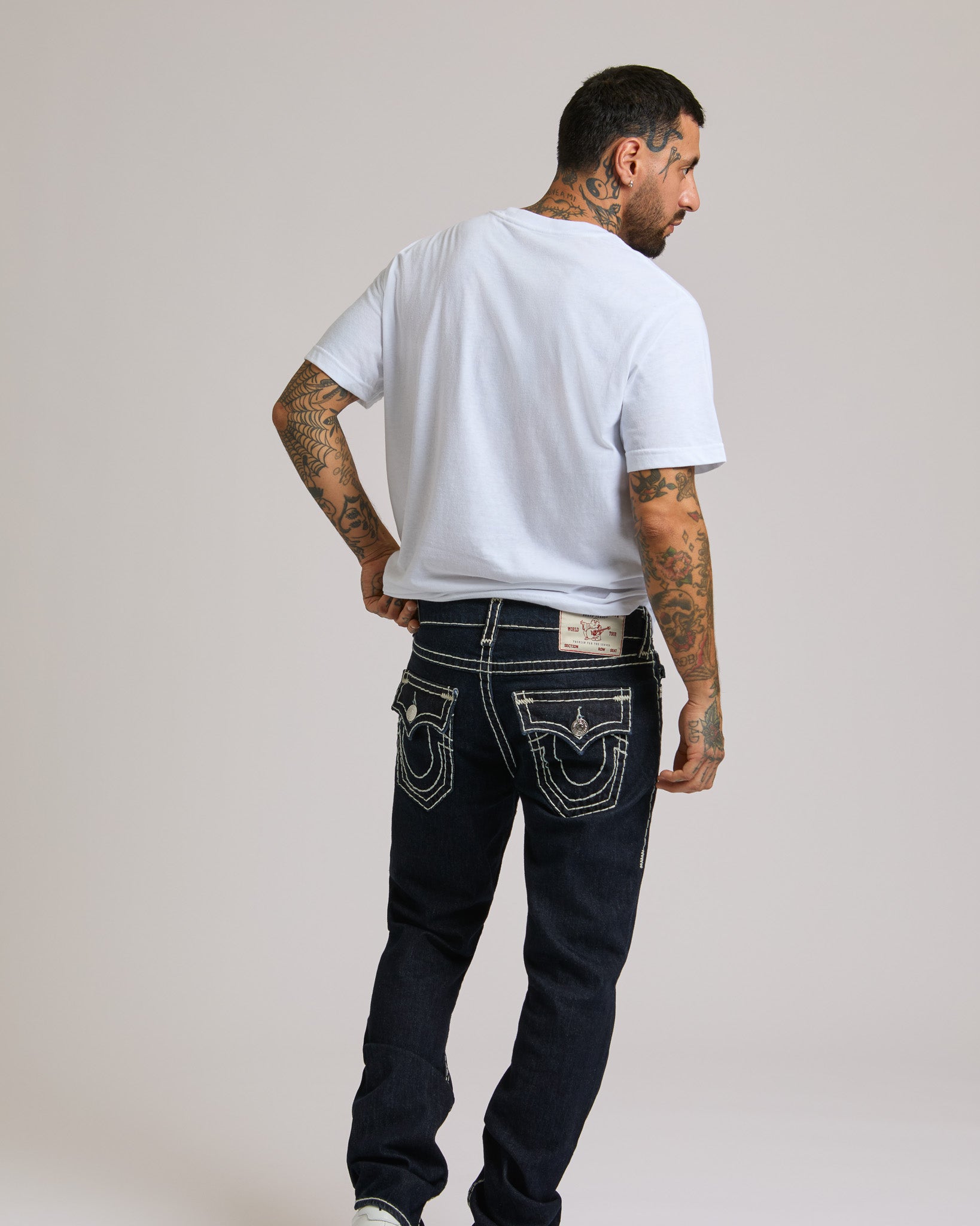 SS BUDDHA LETTERS TEE - OPTIC WHITE