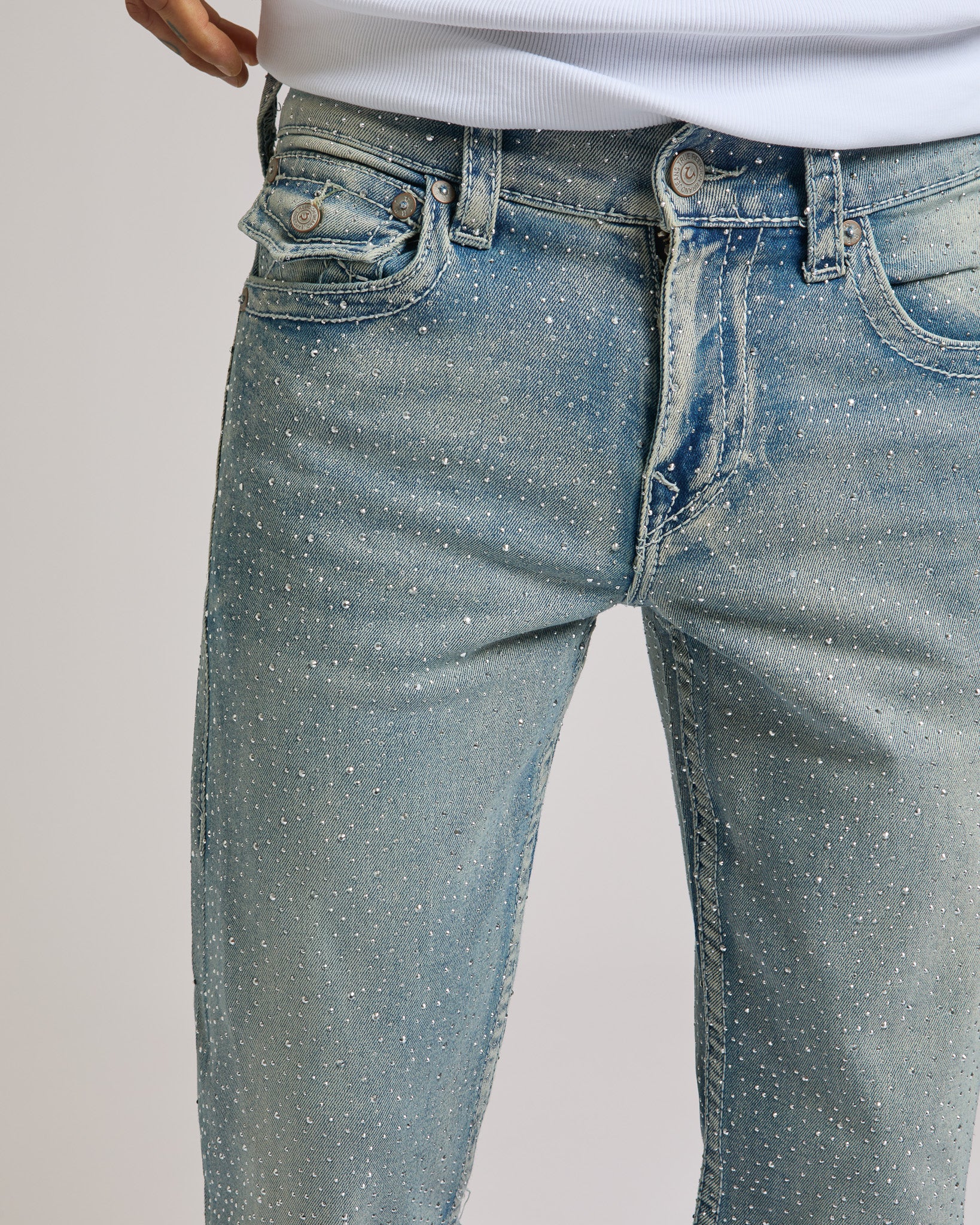 BILLY BIG T FLAP CRYSTAL 34 IN - GOLDEN SURF LT WASH