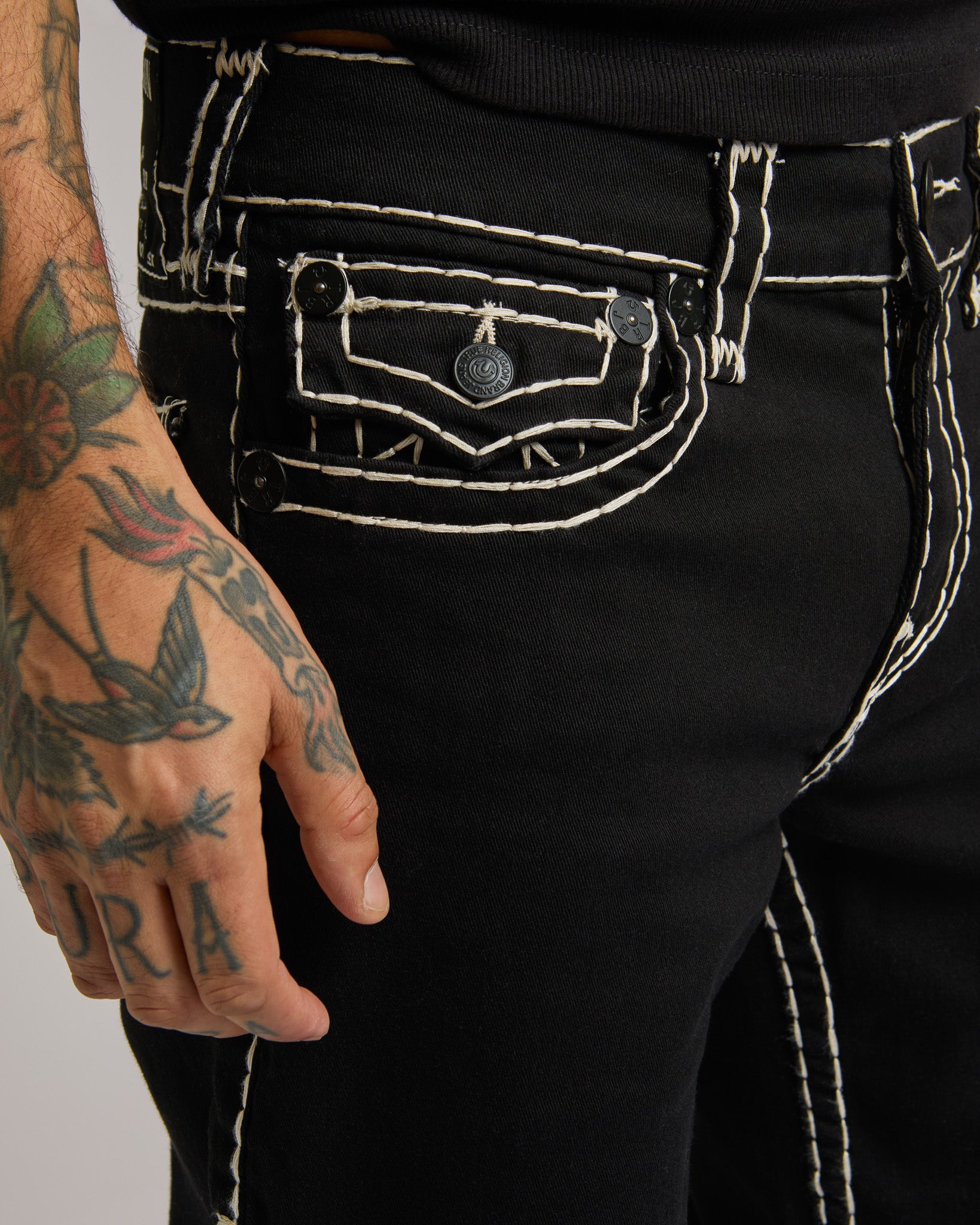 BILLY SUPER T FLAP 34 IN - 2SB BLACK RINSE