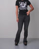 BECCA BOOTCUT FLAP - CHARCOAL