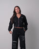 APPLIQUE RLX ZIP UP HOOD - JET BLACK