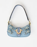 BUCKLE HS HANDBAG - CASHMERE BLUE