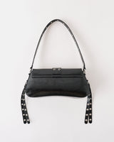 HS TASSLE STUD BAG - JET BLACK