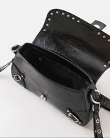 HS TASSLE STUD BAG - JET BLACK